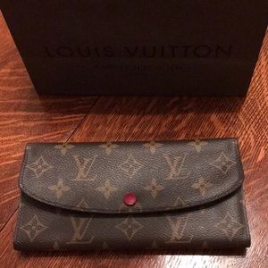 Louis Vuitton Emilie Monogram Fuchsia Wallet
